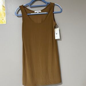 Sympli Tan Sleeveless Tank Top